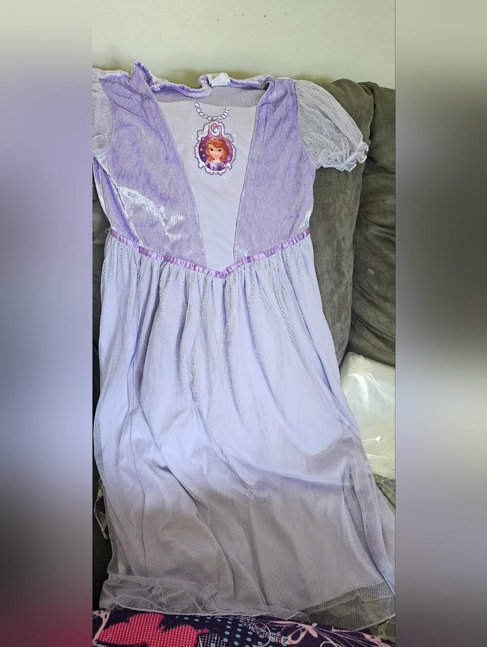Disney Lavender Princess Sofia Costume Dress - Picture 8 of 9